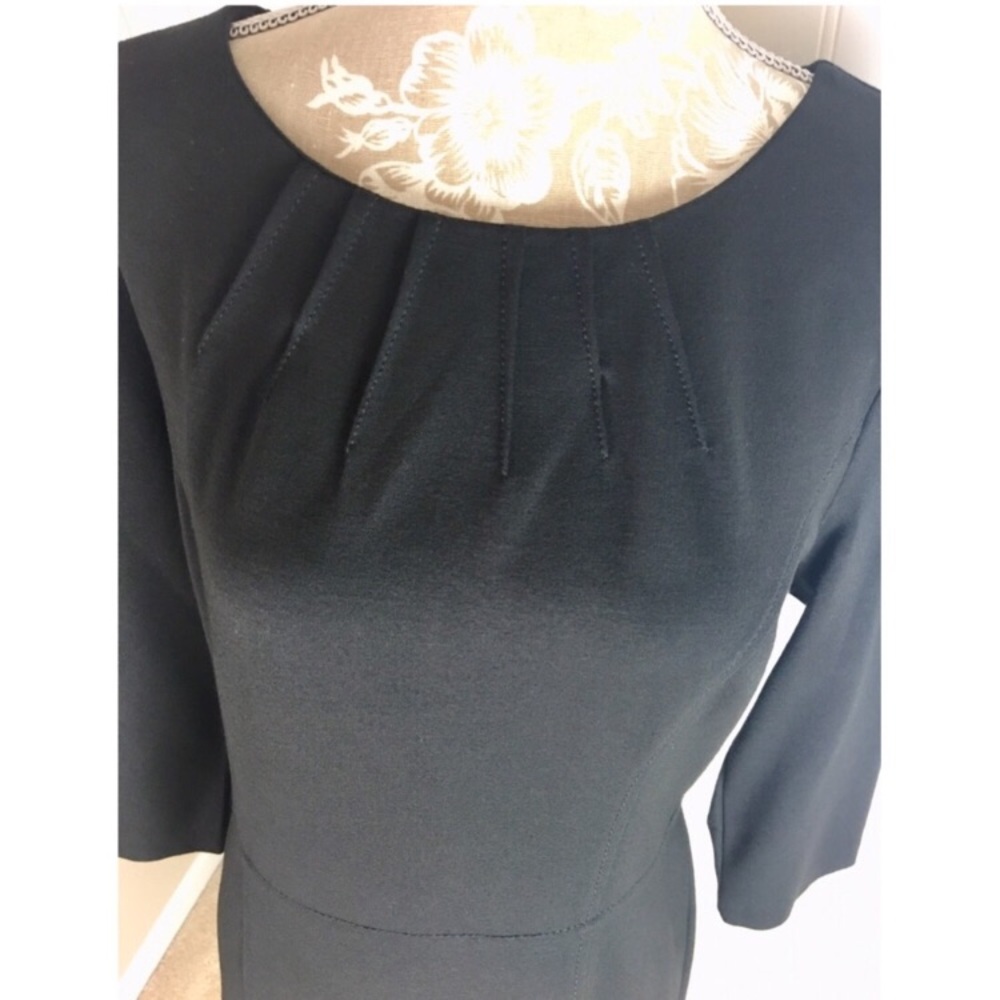 Talbots Dress Long Sleeve Black 8